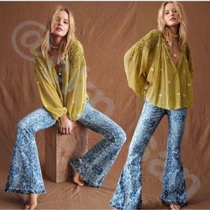 Free People Dream Lover Flare Jeans Sz 32